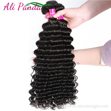 Cheap Unprocessed Raw Indian Human Hair Cuticle Aligned Deep Wave Bundles High Quality Double Drawn Virgin Hair Vendors